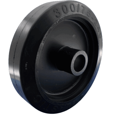 Schwerlastrad GRS 300/75-240/9G BO: 45H Nabenlänge 110 Nabe assymetrisch 20/16