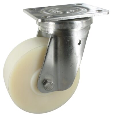Edelstahlrolle KSV NLGI Serie, Ø150x50mm, Edelstahl, gepresst, natur, 1300 KG Tragfähigkeit, 006358