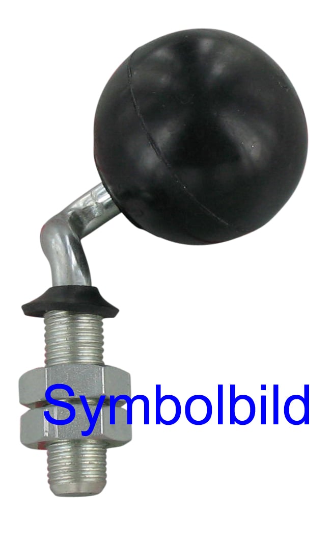 Rolle für Glasschneidetische  ØØ50mm, schwarz, 20 KG Tragfähigkeit, 101853