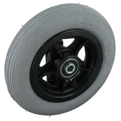 Lenkrolle ohne Feststeller LWK NLA Serie, Ø150x30mm, Stahl, gepresst, grau, 60 KG Tragfähigkeit, 400576