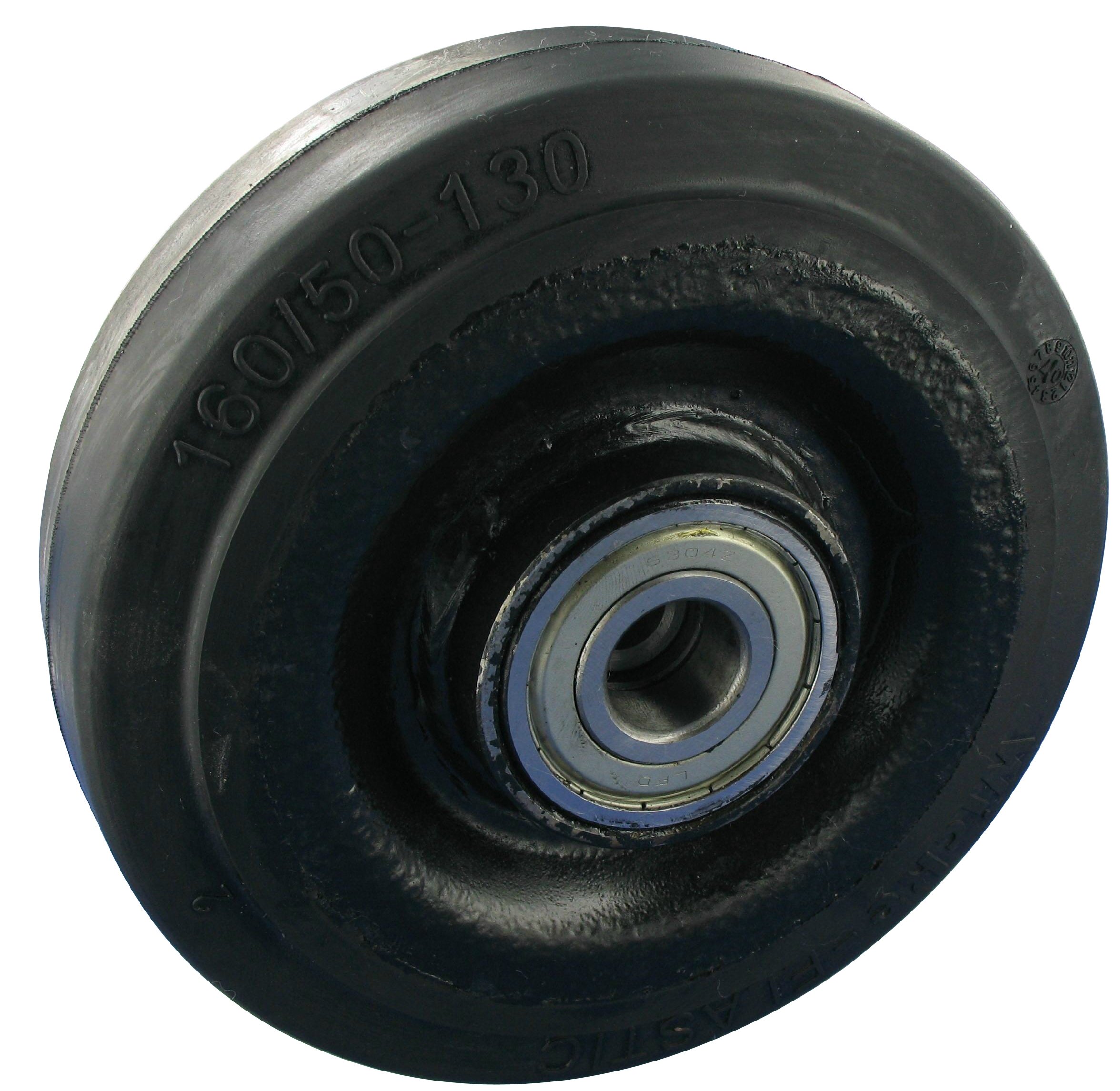 Rad mit Kugellager Serie DRB Ø200x80mm, schwarz, 600 KG Tragfähigkeit, 163879