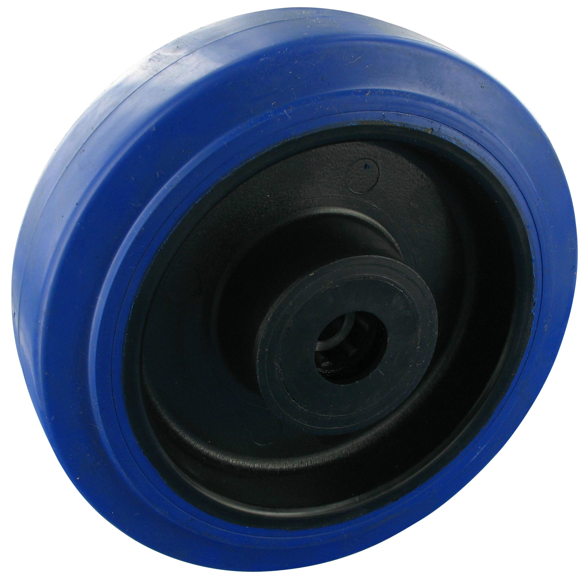Rad mit Rollenlager Serie BRN Ø80x35mm, blau, 150 KG Tragfähigkeit, 100112