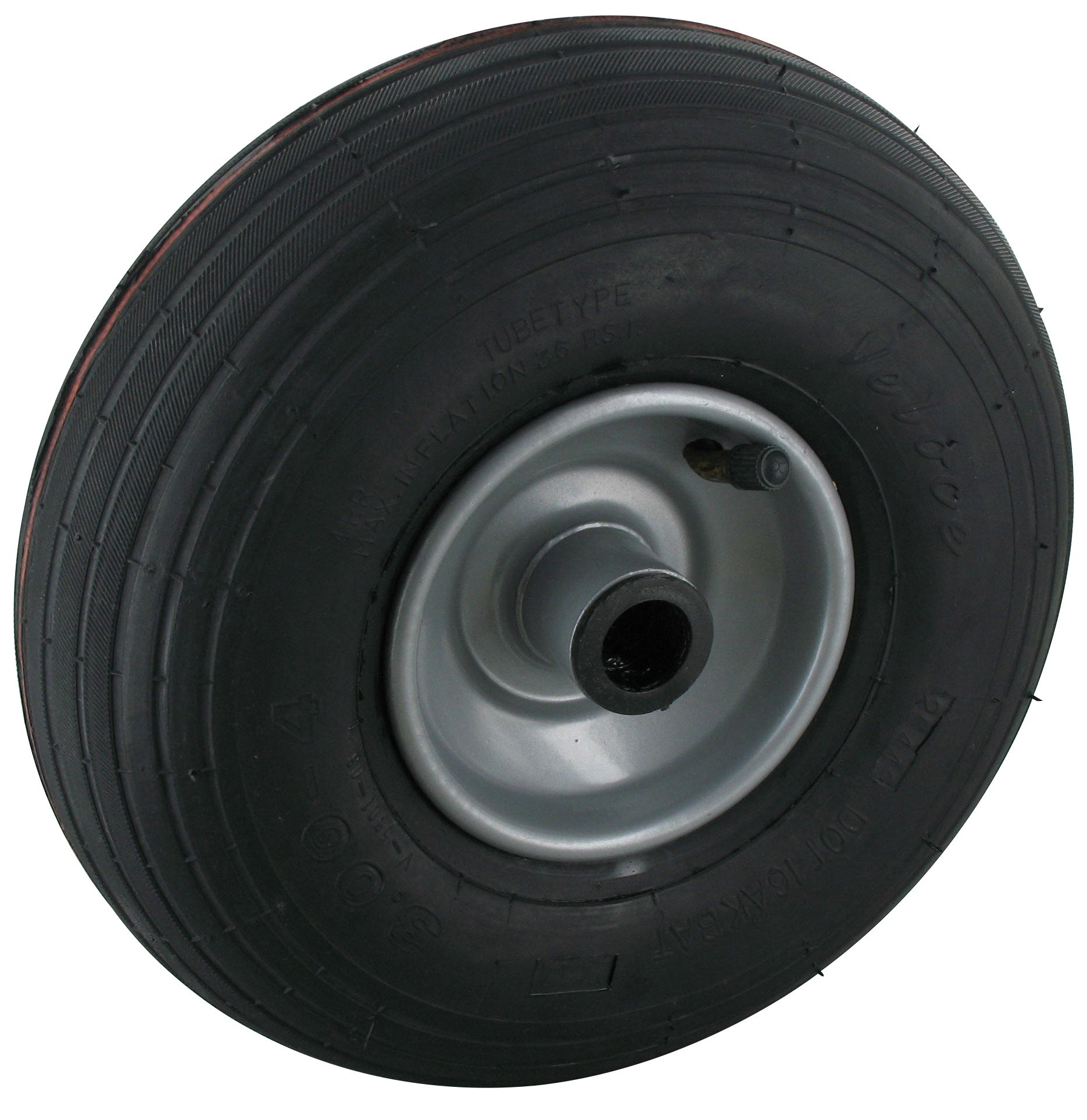 Rad mit Rollenlager Serie LGB Ø260x85mm, schwarz, 200 KG Tragfähigkeit, 100534