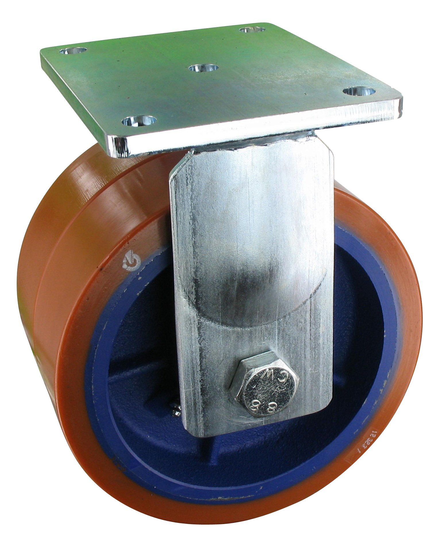 Schwerlastolle PRG DBSAK Serie, Ø2x 250x75mm, Stahl, geschweißt, braun, 3200 KG Tragfähigkeit, 106947
