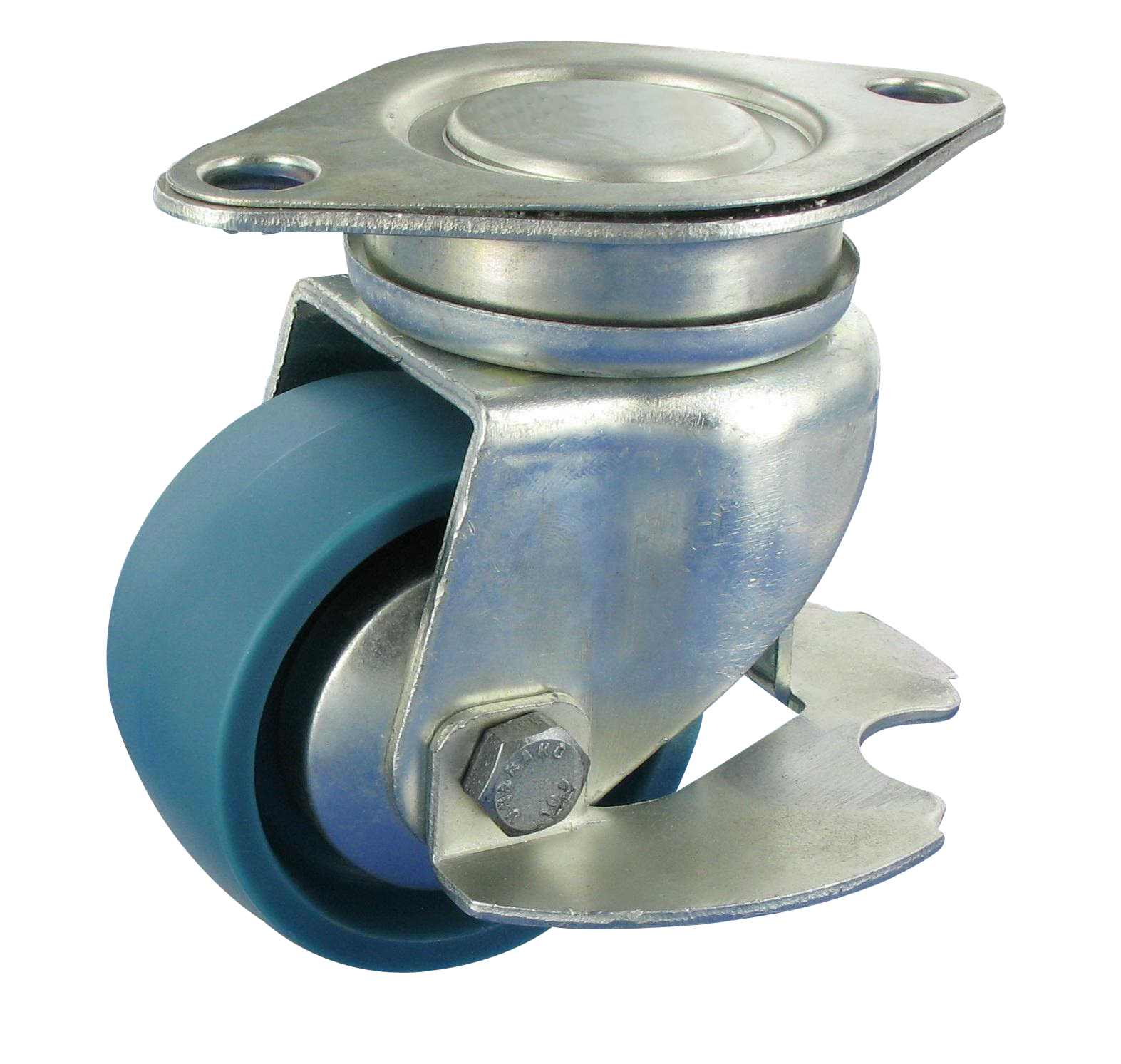 Cargo-Rolle KRS NL Serie, Ø70x35mm, Stahl, gepresst, blau, 200 KG Tragfähigkeit, 790020