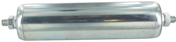 Tragrolle aus Stahl, Rohr 50x1,5 - Starr M8 Achse, 500mm Einbaulänge