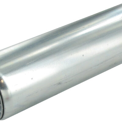 Tragrolle Stahl Rohr 60x2,0 - Rollenlänge 100, Federachse, Achslänge 130