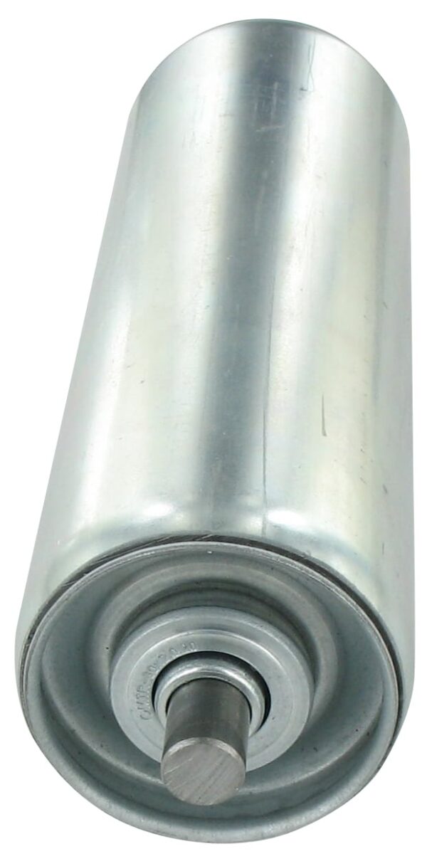 Tragrolle aus Stahl Rohr 60x2,0 mit Federachse und 1000mm Einbaulänge