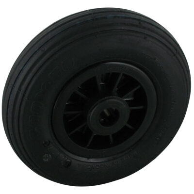 Bockrolle LGK Rad Ø200x50, Tragfähigkeit 75 kg, Stahlgehäuse, Luftbereifung