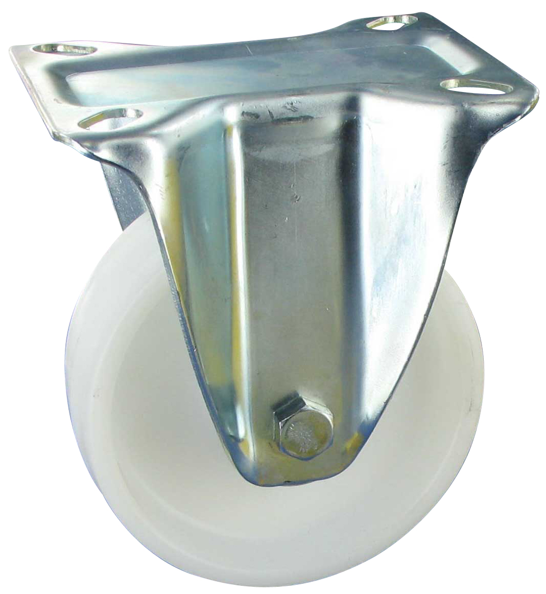 Bockrolle PRP NB Serie, Ø100x35mm, Stahl, gepresst, natur, 150 KG Tragfähigkeit, 100998