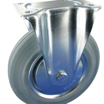 Bockrolle WRB Serie, NB Gehäuse, Vollgummi Rad Ø200x50, Tragfähigkeit 205 kg