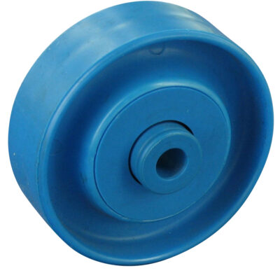 Förderröllchen KRN Serie, Kunststoff Ø48 Bohrung, 10KG Tragfähigkeit, Blaue Bereifung