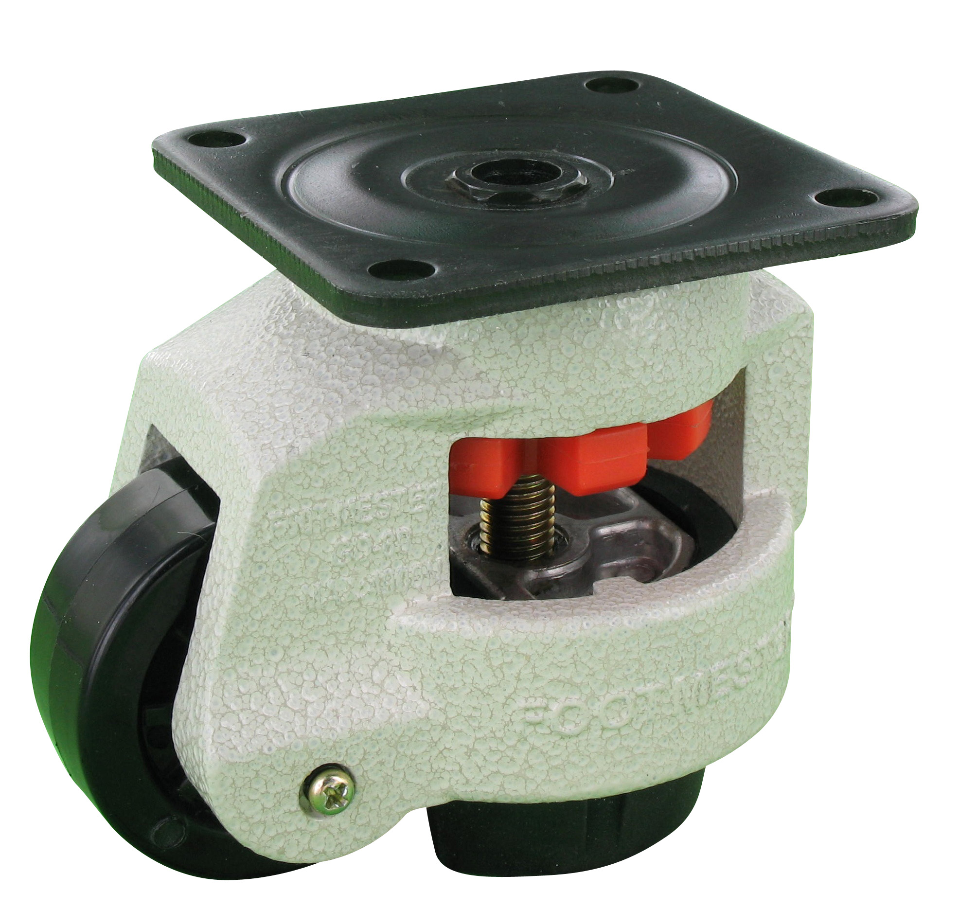 Heberolle KRS HNL Serie, Ø63x30mm Bauhöhe 103 - 117mm Tragfähigkeit 500kg 106954