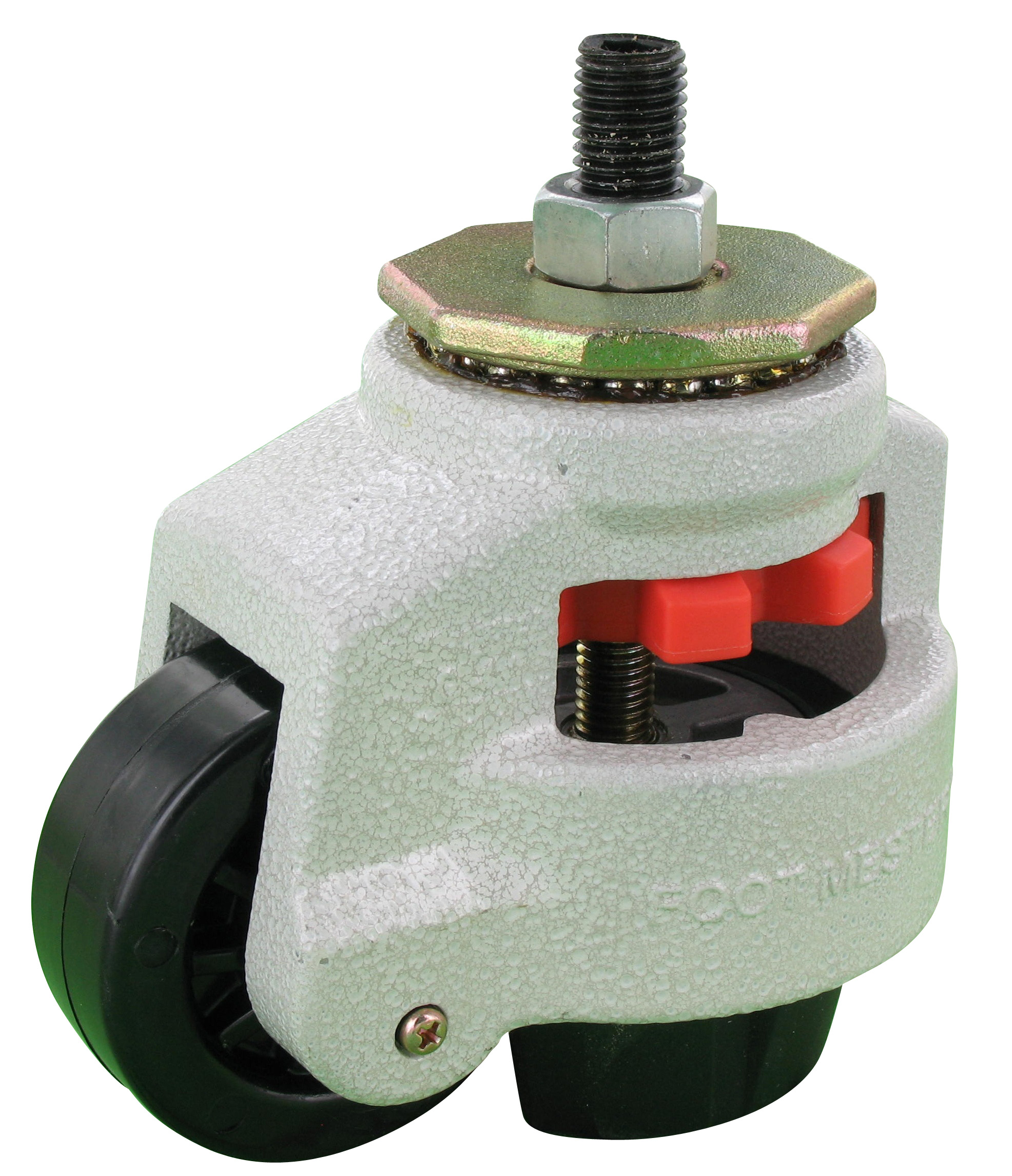 Heberolle KRS HNR Serie, Ø75x30mm Bauhöhe 120 - 138mm Tragfähigkeit 750kg 106955