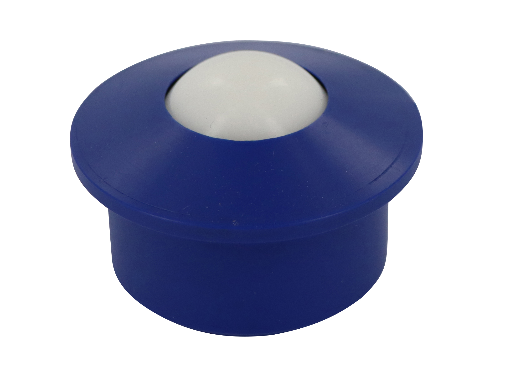Kugelrolle mit Kugel Ø15 mit Kugel aus POM Tragfähigkeit 20 Gehäuse aus POM Blau 701598