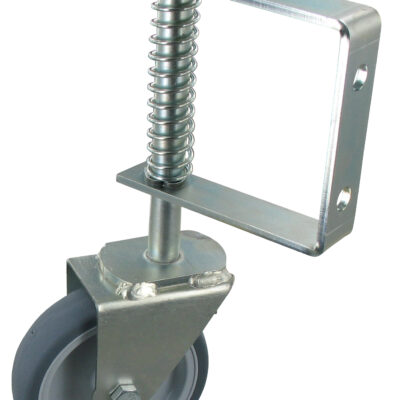 Leiterrolle GRK NLAF Serie, Ø100x32mm, Stahl, gepresst, grau, 60 KG Tragfähigkeit, 006824