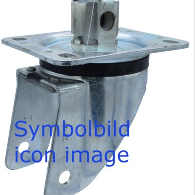 Lenkgabel ohne Feststeller NLGI Serie, Ømm, Edelstahl, gepresst, 1300 KG Tragfähigkeit, 006348