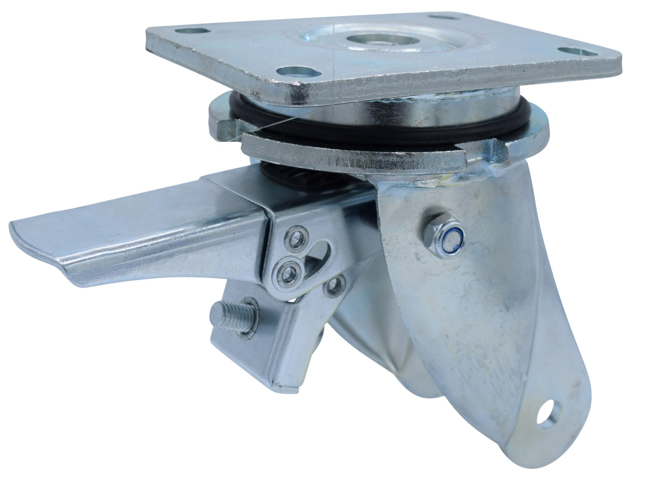 Lenkgabel mit Feststeller  LSAK Serie, Ømm, Stahl, geschweißt, 1500 KG Tragfähigkeit, 186275