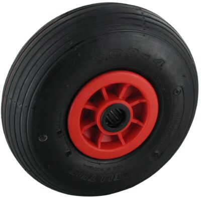 Lenkrolle ohne Feststeller LGK NL Serie, Ø260x85mm, Stahl, gepresst, schwarz, 200 KG Tragfähigkeit, 651205