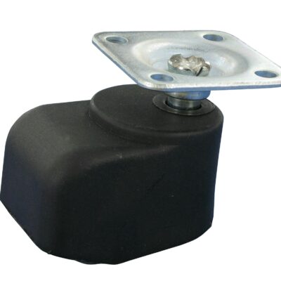 Möbelrolle MKN WL Serie, Ø25X20mm, Kunststoff, PA6, grau, 50 KG Tragfähigkeit, 810136