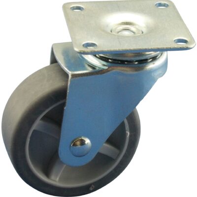 Möbelrolle MEP MLA Serie, Ø25x13mm, Stahl, gepresst, grau, 15 KG Tragfähigkeit, 810018