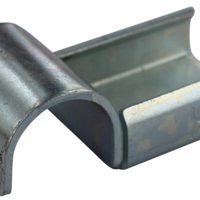 Röllchenleiste U-Halter: U-Halter Ein-/Ausgang für Röllchenleisten mit 28 mm Rohr