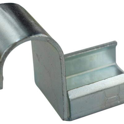 Röllchenleiste U-Halter U-Halter Ausgang für Röllchenleisten, Rohr 28 mm, Höhe 57,5, mit Endanschlag