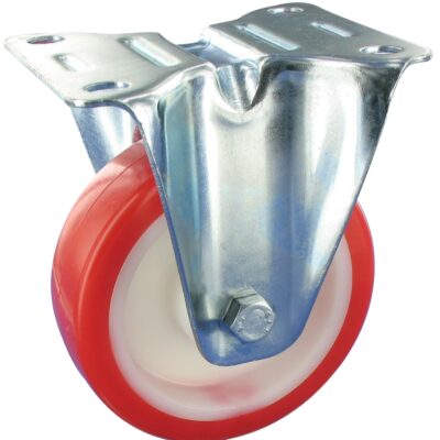 Schwerlastrolle PKR Serie, Polyurethan Rollpur® Ø125x35, Tragfähigkeit 200 kg