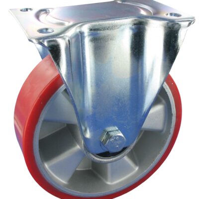 Schwerlastrolle TRE Serie, NB Gehäuse, Polyurethan Redsoft® Rad, 350 kg Tragfähigkeit
