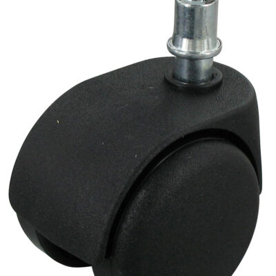 Stuhlrolle Möbelrolle Rad Polypropylen Ø2x 50x10 mit Gleitlager & Zapfen Bauhöhe 56mm